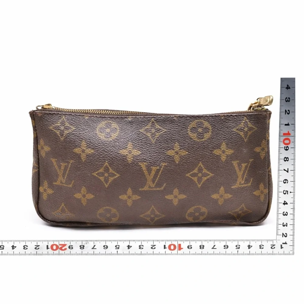 Louis Vuitton Brown and Gold Clutch - Picture 2 of 6
